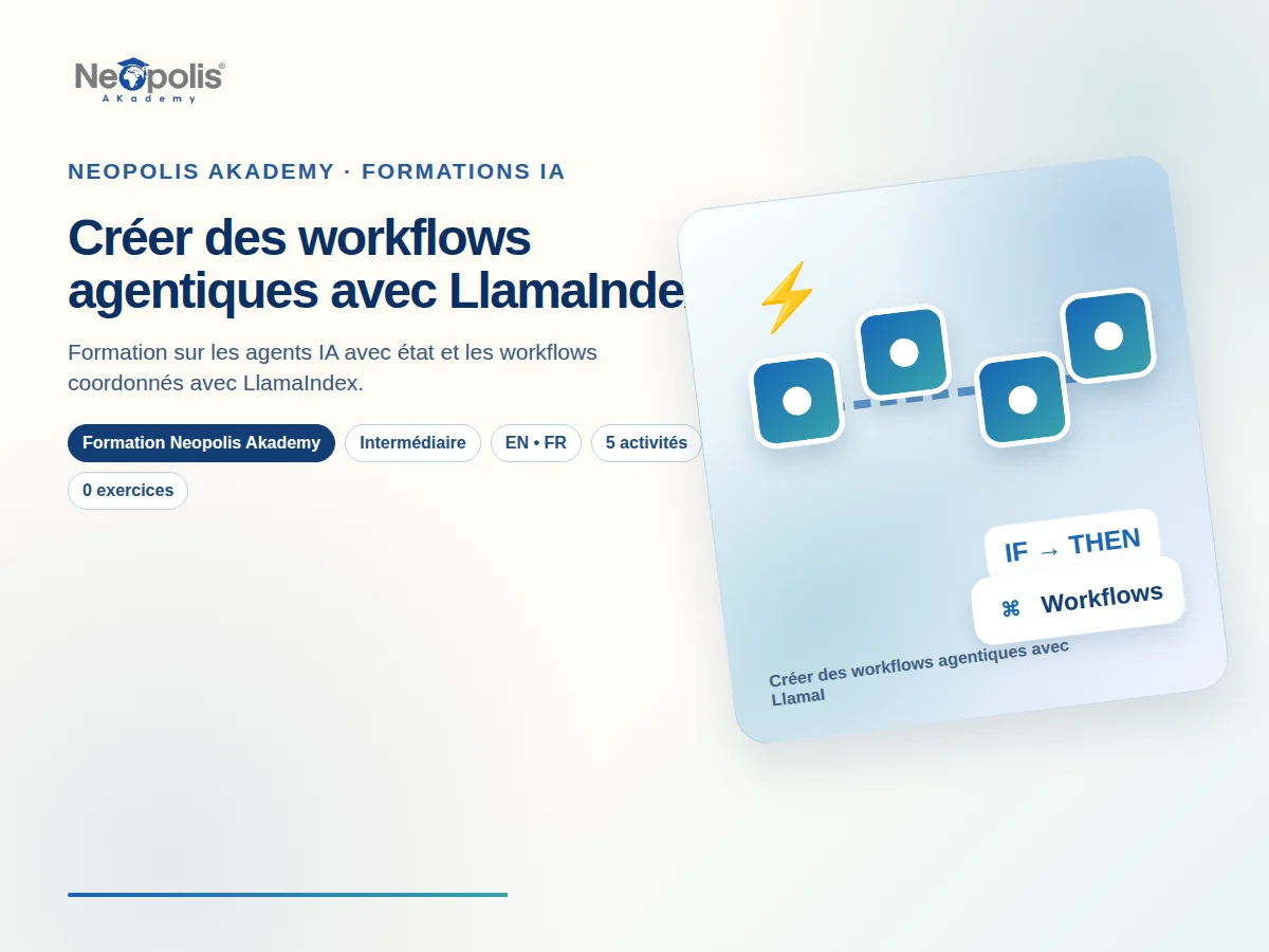 Créer des workflows agentiques avec LlamaIndex