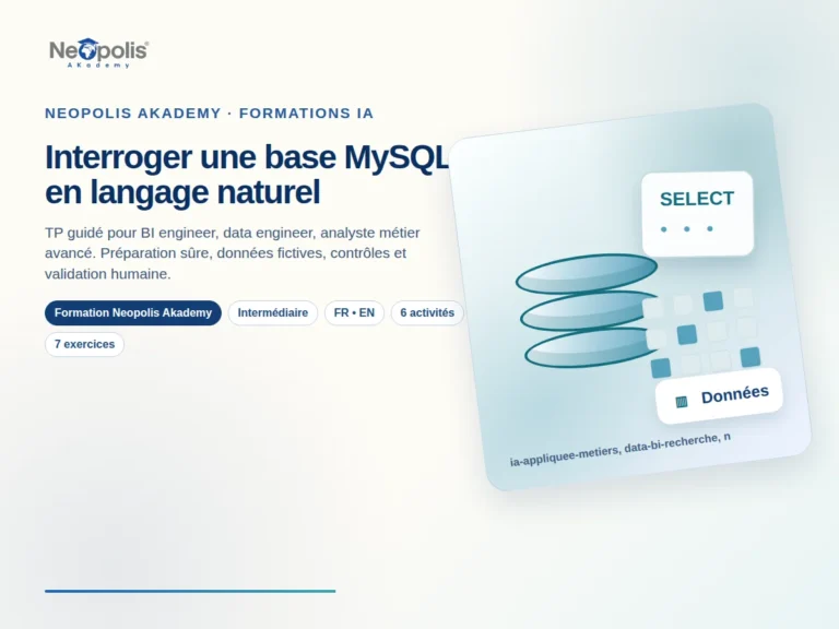 Interroger une base MySQL en langage naturel