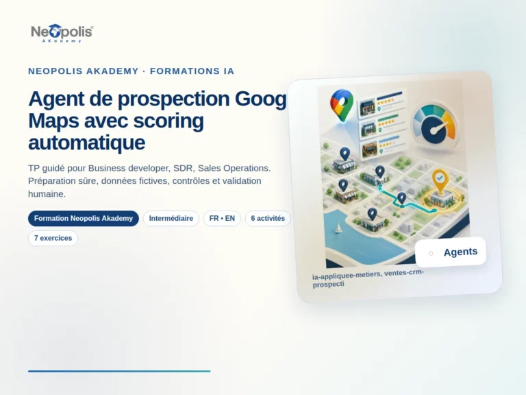 Agent de prospection Google Maps avec scoring automatique