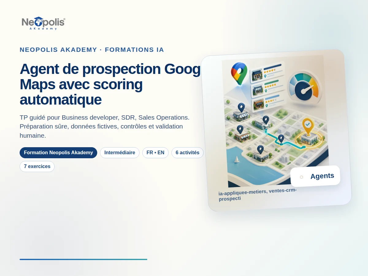 Agent de prospection Google Maps avec scoring automatique