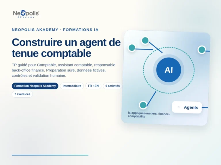 Construire un agent de tenue comptable