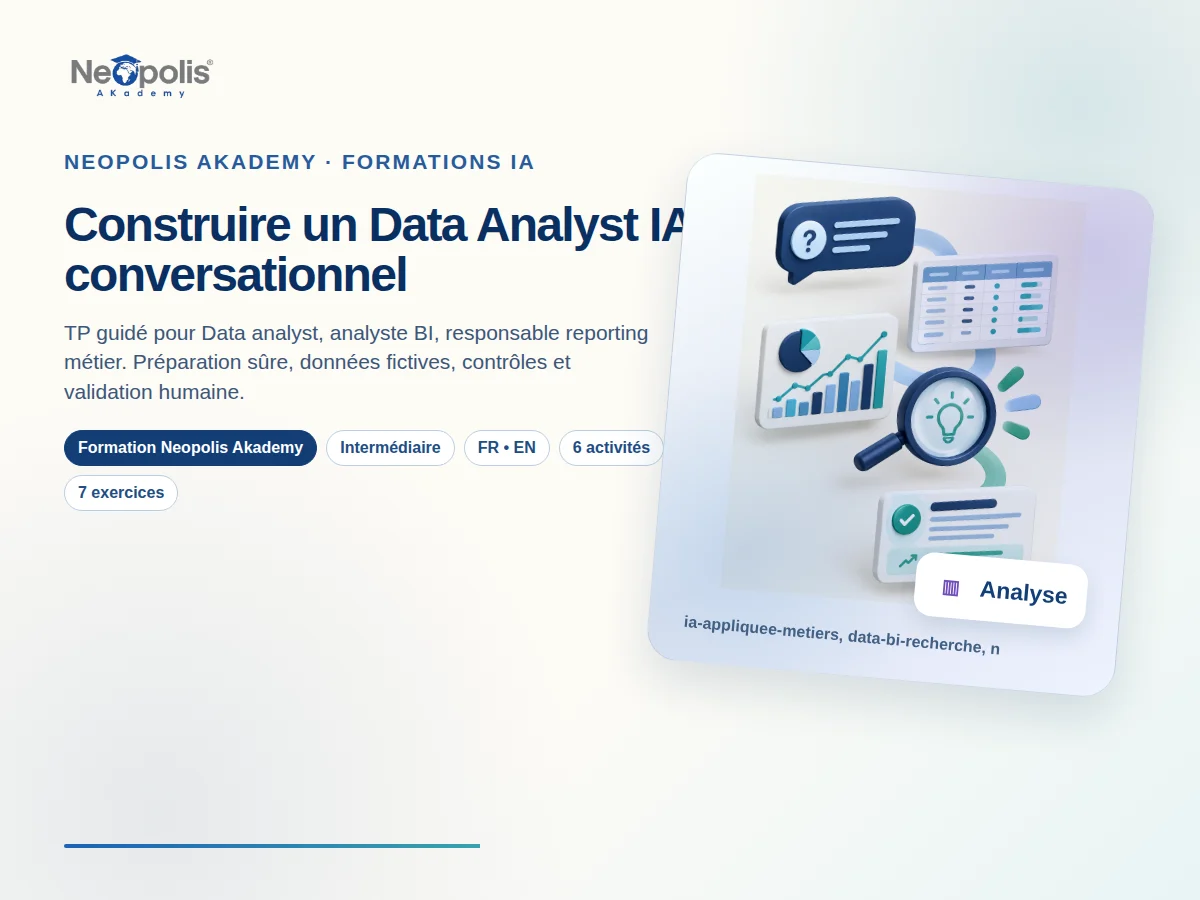 Construire un Data Analyst IA conversationnel
