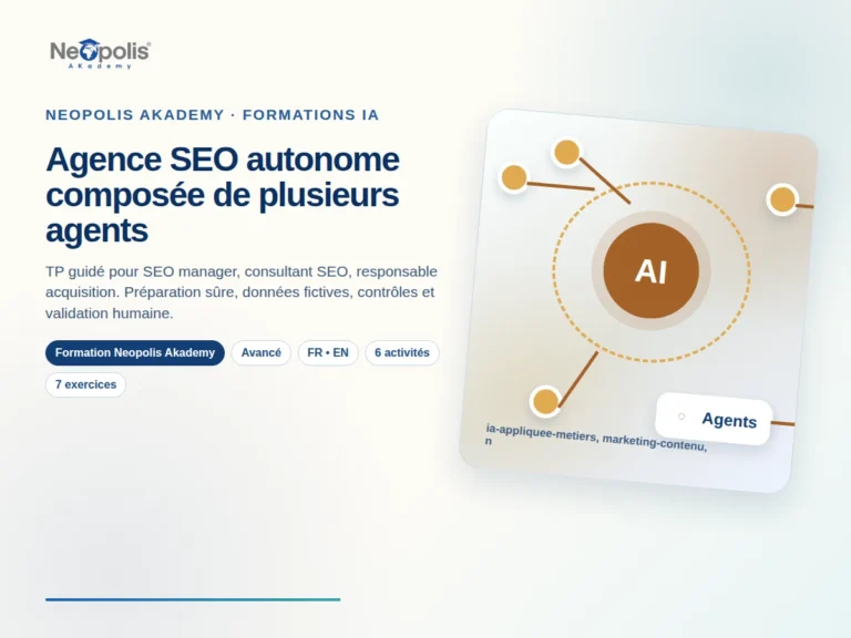 Agence SEO autonome composée de plusieurs agents