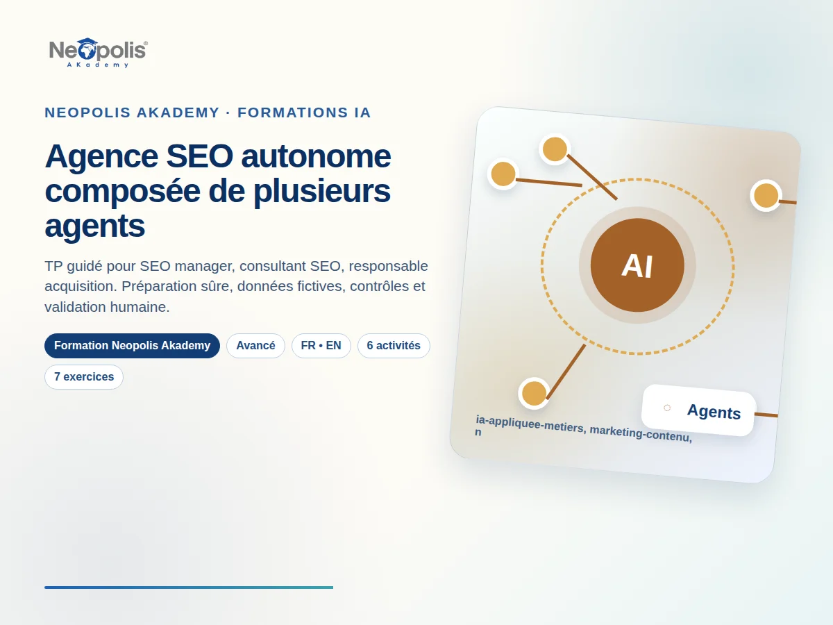 Agence SEO autonome composée de plusieurs agents