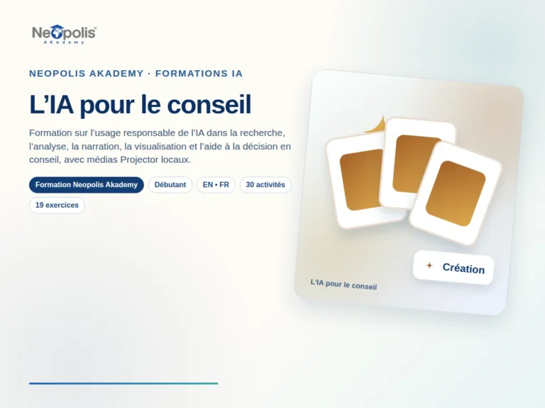 L’IA pour le conseil