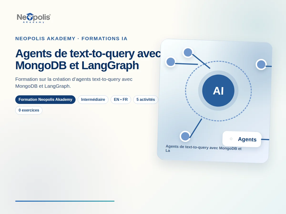 Agents de text-to-query avec MongoDB et LangGraph