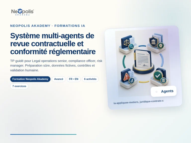 Système multi-agents de revue contractuelle et conformité réglementaire
