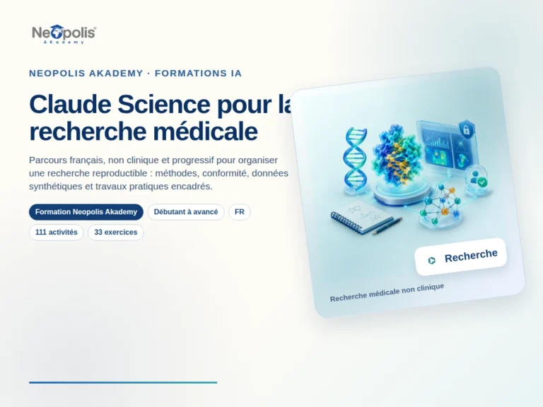 Parcours Claude Science pour la recherche en sante