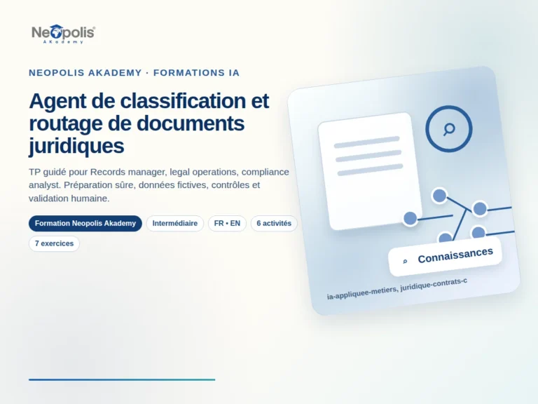 Agent de classification et routage de documents juridiques