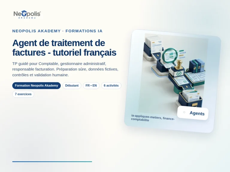 Agent de traitement de factures - tutoriel français
