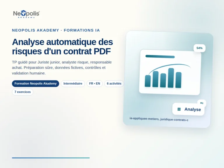 Analyse automatique des risques d'un contrat PDF