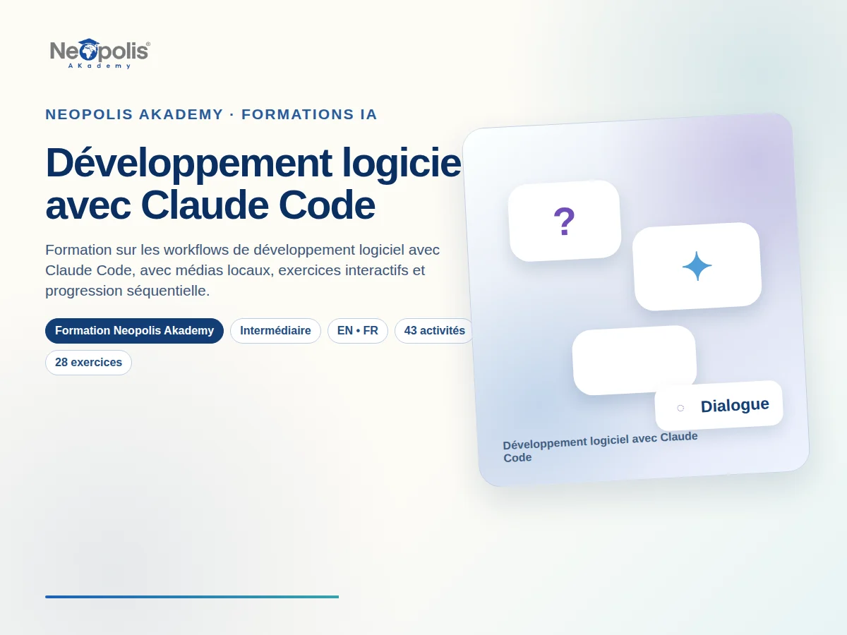 Développement logiciel avec Claude Code