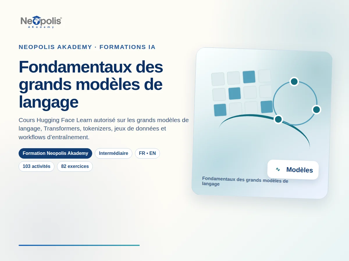 Fondamentaux des grands modèles de langage