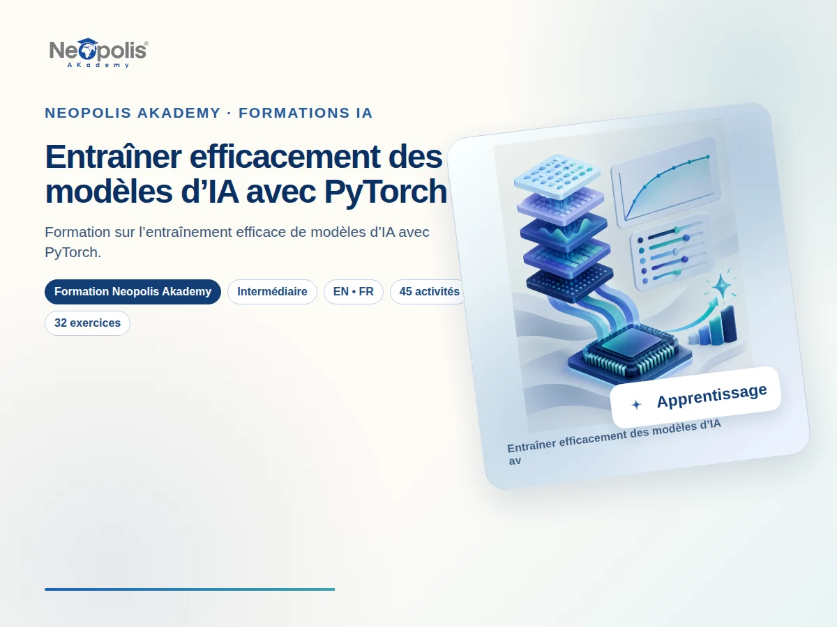 Entraîner efficacement des modèles d’IA avec PyTorch