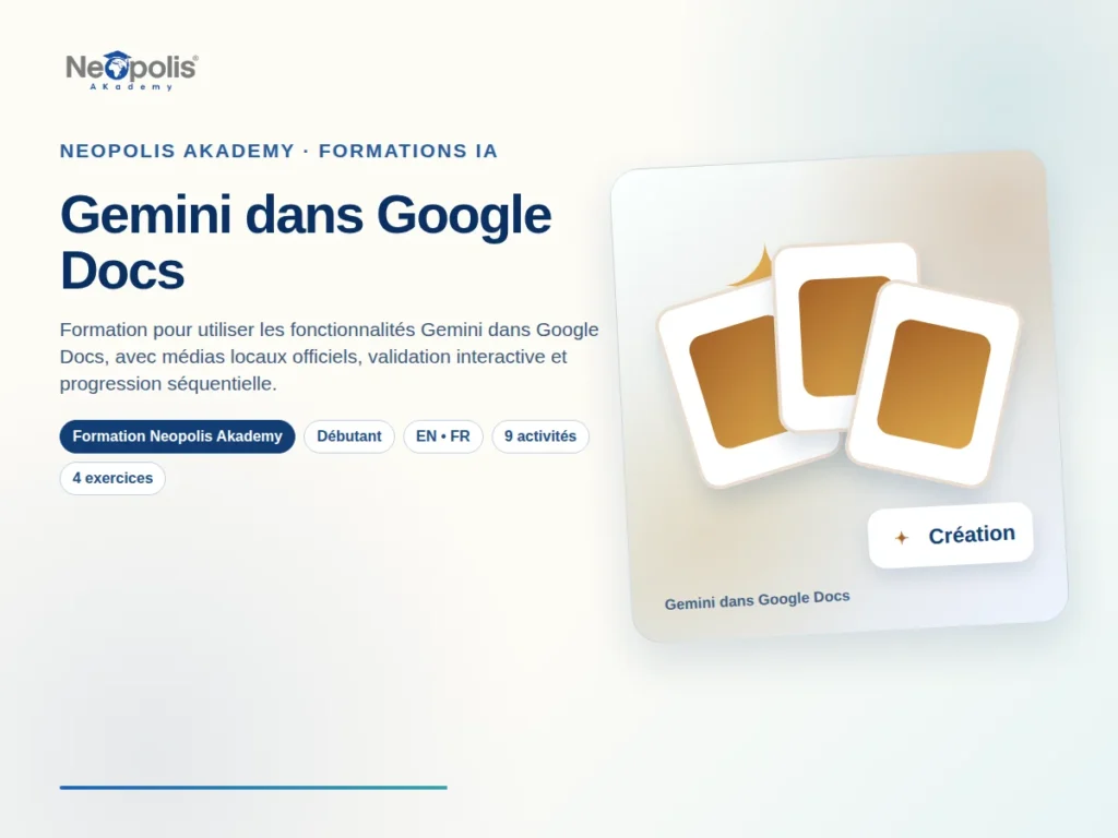 Gemini dans Google Docs