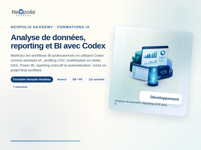 Analyse de données, reporting et BI avec Codex