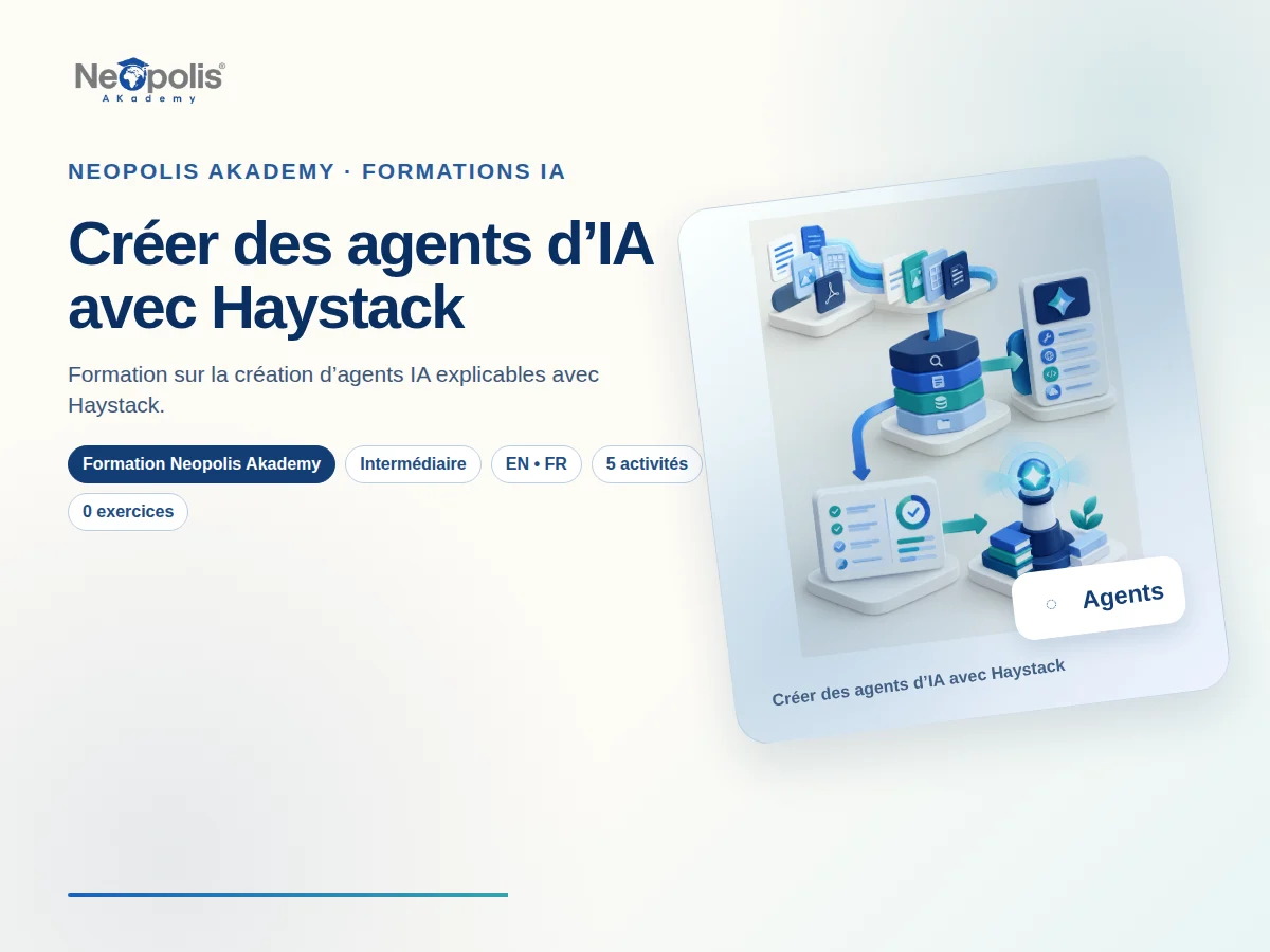 Créer des agents d’IA avec Haystack