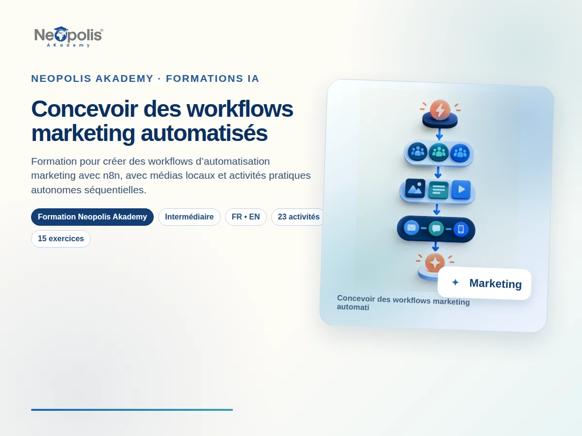 Concevoir des workflows marketing automatisés