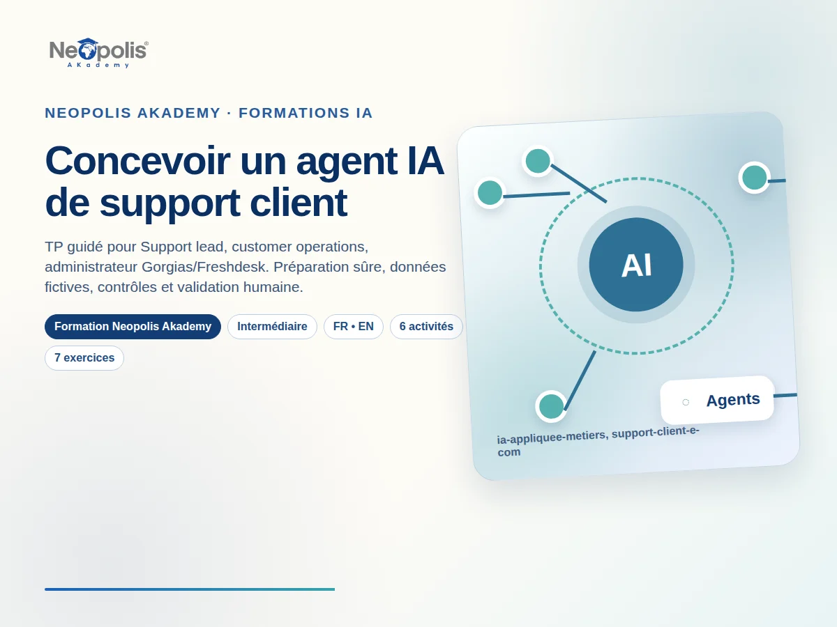 Concevoir un agent IA de support client