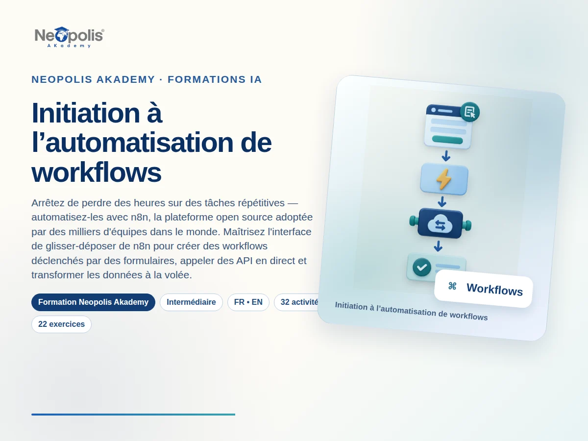 Initiation à l’automatisation de workflows