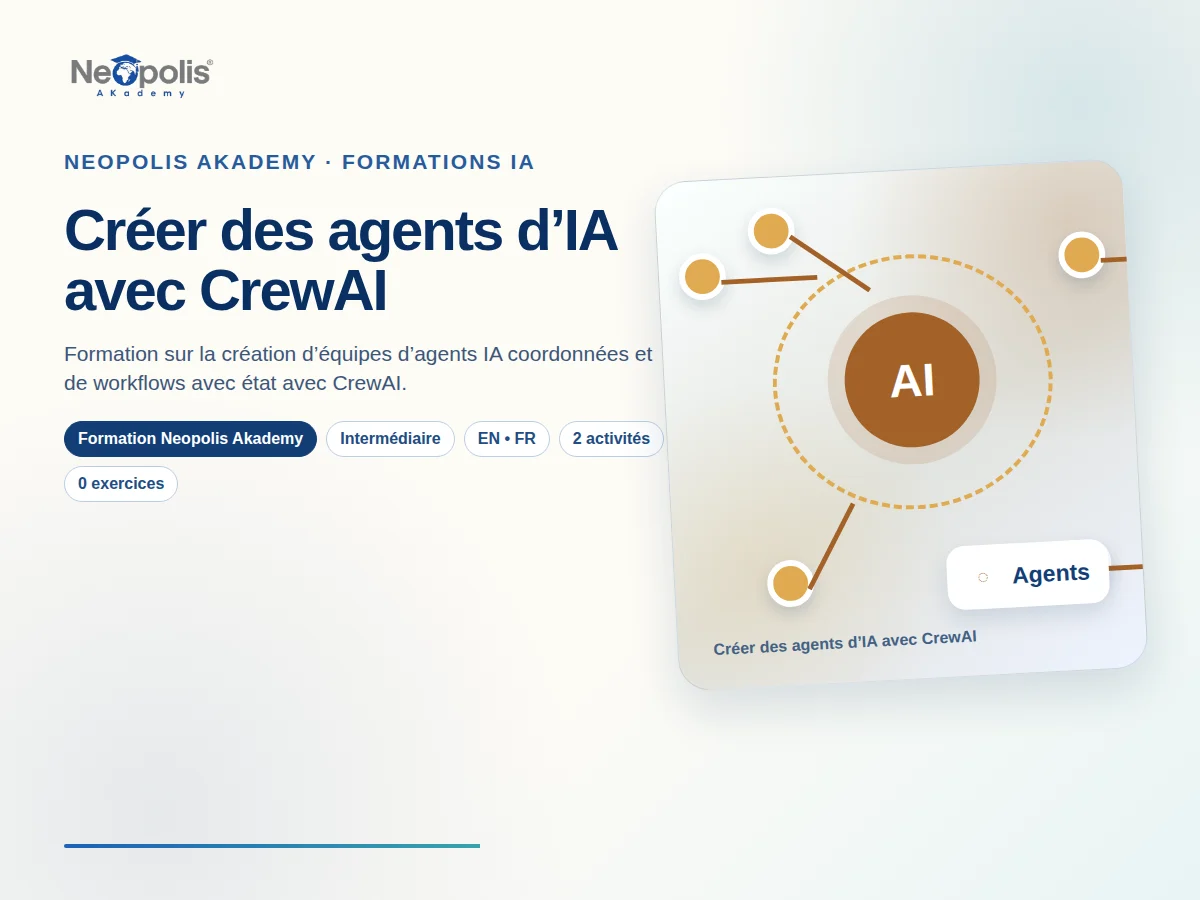 Créer des agents d’IA avec CrewAI