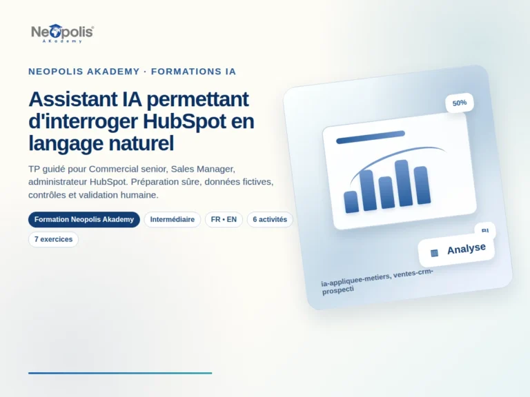 Assistant IA permettant d'interroger HubSpot en langage naturel