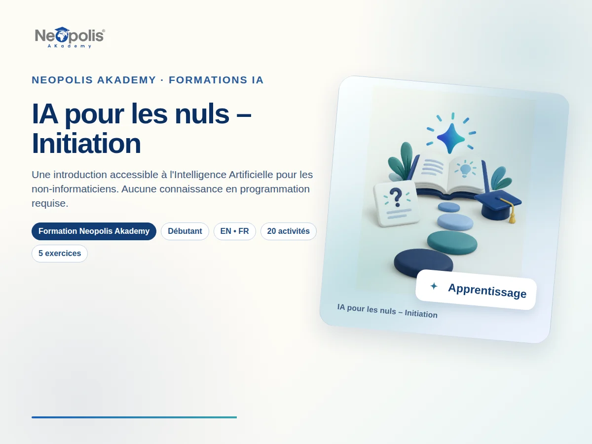IA pour les nuls – Initiation